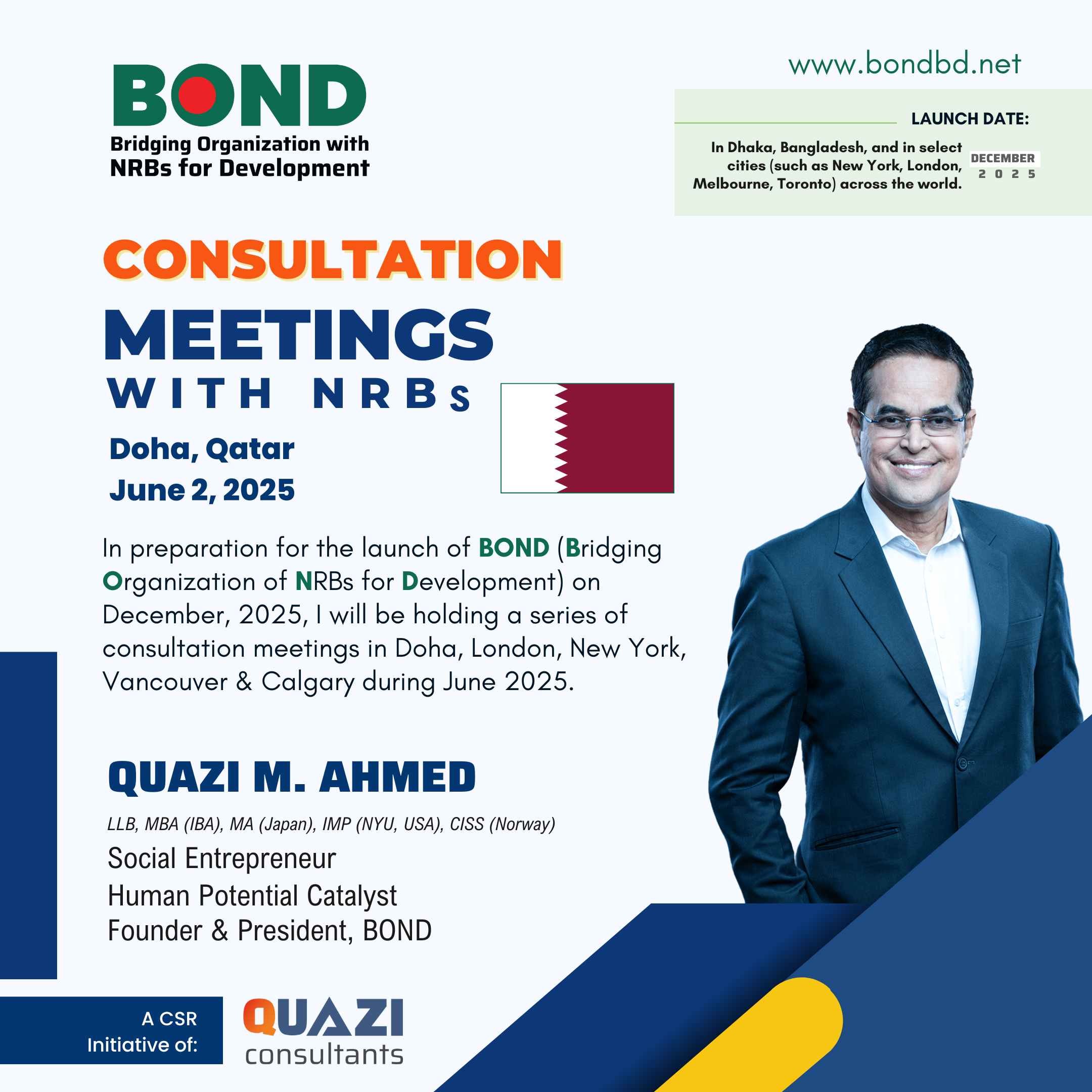 Consultation Meetings with NRBs | Doha, Qatar | June 2, 2025